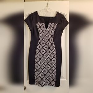 Navy and white Dress